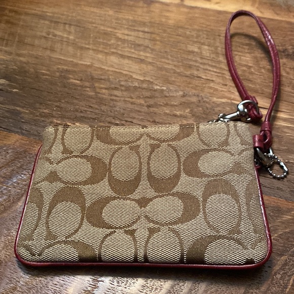 Coach canvas wristlet - Picture 2 of 4